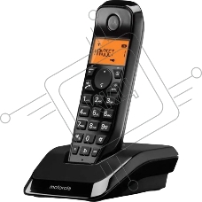 Радиотелефон Dect Motorola S1201 черный АОН