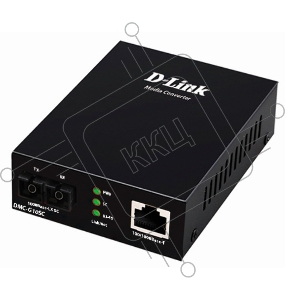 Медиаконвертер D-Link DMC-G10SC/A1A с 1 портом 100/1000Base-T и 1 портом 1000Base-LX с разъемом SC для одномодового оптического кабеля (до 10 км)