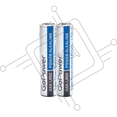 Батарейка GoPower LR03 AAA Shrink 2 Alkaline 1.5V (2/40/800) коробка (40 шт.)