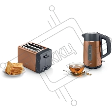 Тостер Bosch TAT4P429 970Вт медь