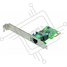 Сетевой адаптер Ethernet Gembird NIC-GX1 1000/100/10, PCI-express, чипсет RTL8111C