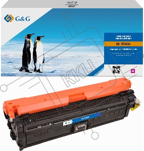 Картридж лазерный G&G GG-CE343A пурпурный (15000стр.) для HP CLJ M775