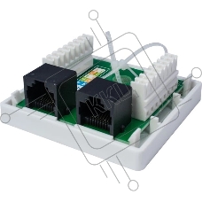 Компьютерная розетка 8P8C (RJ-45), UTP, Cat.6, 2 порта