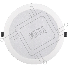 Светильник встраиваемый LED круг 24Вт 4500К 220мм белый пластик IP40 General GLP-RW3-24BT-220-4