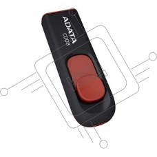 Флеш диск ADATA Flash Drive 32Gb С008 AC008-32G-RKD {USB2.0, Black-Red}