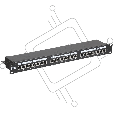 Патч-панель кат.5Е STP, 24 порта (IDC Dual) 1U патч-панель кат.5Е STP, 24 порта (IDC Dual)