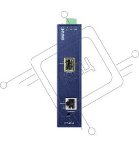 Индустриальный медиа конвертер IGT-905A IP30 Industrial SNMP Manageable 10/100/1000Base-T to MiniGBIC (SFP) Gigabit Converter