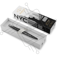 Ручка шариковая Parker Jotter Global Icons SE New York CT K179 (2187554) черная, M, синие чернила, подарочная коробка