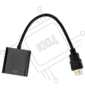 Переходник Buro HDMI (m)/VGA (f) 0.1м. (HDMI-M-VGA-F)