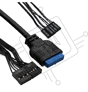 Корпус Miditower ExeGate CP-606U-AB400 (ATX, AB400 с вент. 8см, 1*USB+1*USB3.0, аудио)