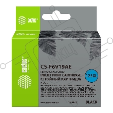 Картридж струйный Cactus CS-F6V19AE (123XL) черный (480стр., 18 мл) для HP DeskJet 1110/1111/1112/2130