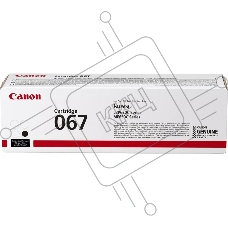 Картридж лазерный Canon 067BK 5102C002 черный (1400стр.) для Canon LBP631/633/MF651/655/657