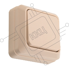 Выключатель 1-кл. открытой установки IP20 10А, слоновая кость Альфа General