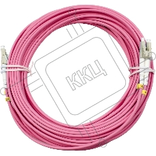 Патч-корд оптический Cabeus FOP-50-OM4-LC-LC-10m duplex LC-LC 50/125 мм OM4 10м LSZH