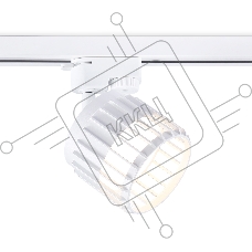 Трековый однофазный светильник Ambrella light GL5348 WH белый GX53 D100*80