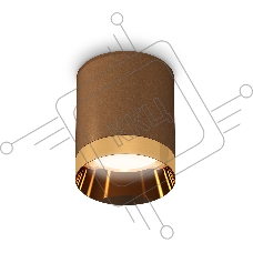 Светильник Ambrella Light XS6304011 SCF/PYG кофе песок/золото желтое полированное MR16 GU5.3 (C6304, N6134)
