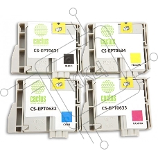 Картридж струйный Cactus CS-EPT0635 многоцветный (40 мл) для Epson Stylus C67/C87/CX3700/CX4100/CX4700