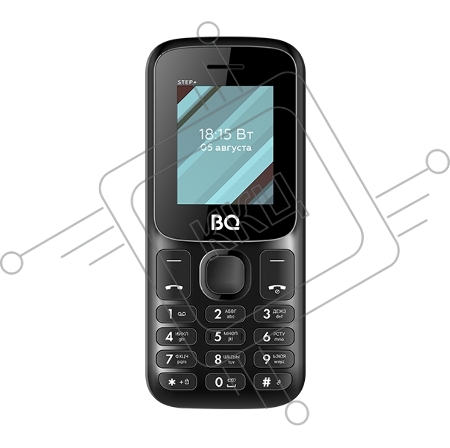 Мобильный телефон BQ 1848 Step+ Black (без СЗУ в комплекте) SC6531E, 1, 208MHZ, ThreadX, 32 Mb, 32 Mb, 2G GSM 850/900/1800/1900, Bluetooth V2.1+EDR Экран: 1.77 