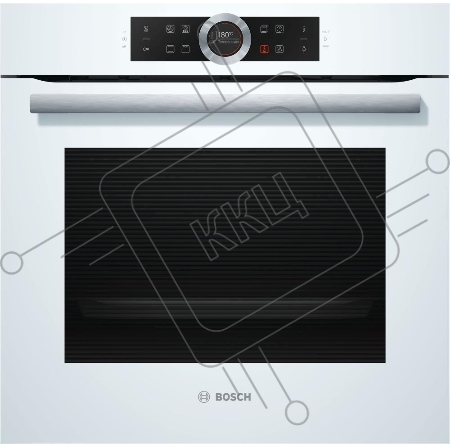 Духовой шкаф Электрический Bosch HBG634BW1 белый, встраиваемый