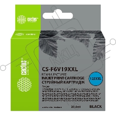 Картридж струйный Cactus CS-F6V19XXL (123 XXL) черный (1000 стр., 20 мл) для HP DeskJet 1110/1111/1112/2130