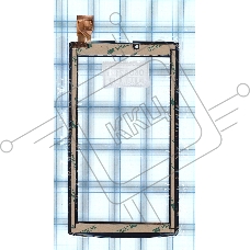 Сенсорное стекло (тачскрин) RP-250A-7.0-FPC-A3 ver.C черное