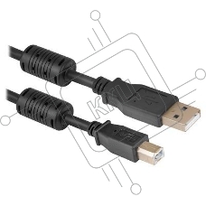 Кабель Defender USB04-10 PRO Кабель USB 2.0  для соед. 3.0м AM/BM , зол.конт, 2фер.фил.  (87431)