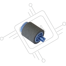 Ролик подачи Cet CET0470 (RF5-3338-000) для HP LaserJet 9000/9040/9050/M806/M830