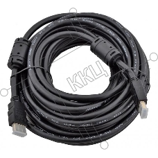 Кабель HDMI-HDMI ver1.4 19M/19M 10м, плетеная оболочка, позолоченные контакты Blister box Ningbo