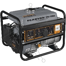 Электрогенератор бензиновый Carver PPG-1200, 1.05 кВт, 65 дБ, 24 кг