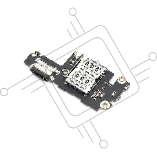 Нижняя плата с разъемом зарядки и микрофоном для Xiaomi Mi 10T