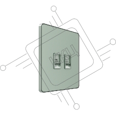 Розетка информационная С/У RJ-45 кат.5e 2-я, Таежное утро , Systeme Infinity