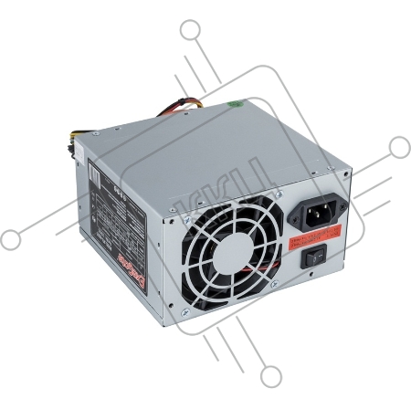 Блок питания 500W ExeGate AB500, ATX, PC, 8cm fan, 24p+4p, 3*SATA, 2*IDE, FDD + кабель 220V в комплекте