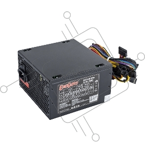 Блок питания 600W Exegate XP600, ATX, black, 12cm fan, 24+4pin, (6+2)pin PCI-E, 3*SATA, 1*FDD, 2*IDE
