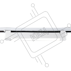 Трековый однофазный светильник Ambrella light GL6730 WH белый IP20 20W 4200K 323*35*57