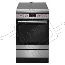 Плита электрическая Hansa FCCX58225 серебристый, конфорок 4 шт, духовка 65 л, 50 см x 85 см x 60 см