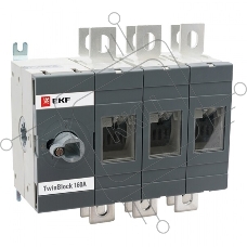 Рубильник 630A 3P реверсивный без рукоятки управления TwinBlock EKF tb-s-630-3p-rev EKF