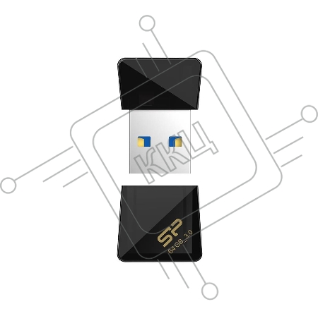 Флеш Диск Silicon Power 8Gb Jewel J08 SP008GBUF3J08V1K USB3.0 черный