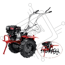 Мотоблок ЗУБР, 9 л.с., бензиновый с ВОМ