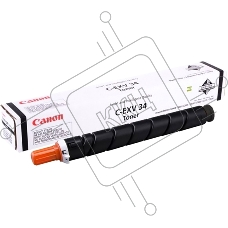 Картридж лазерный Canon C-EXV34BK черный (туба 23000 стр) для Canon iR C9060/C9065/C9070, IR Advance C2000ser/C2020/C2025/C2030
