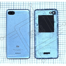 Задняя крышка для Xiaomi Redmi 6A синяя