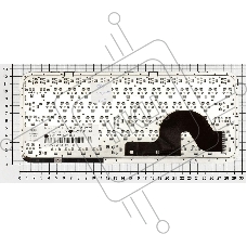 Клавиатура для ноутбука HP Pavilion dm3 dm3-1000 черная с серой рамкой