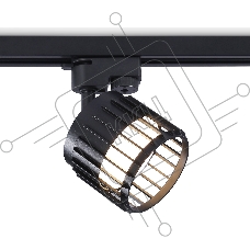 Трековый однофазный светильник Ambrella light GL5349 BK черный GX53 D100*80