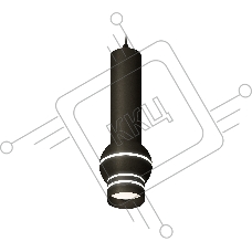 Светильник Ambrella XP1102011 SBK/FR черный песок/белый матовый MR16 GU5.3 LED 3W 4200K