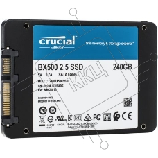 Накопитель SSD Crucial BX500, 240Gb, 2.5