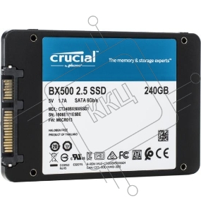 Накопитель SSD Crucial 240Gb SATA III CT240BX500SSD1 BX500 2.5