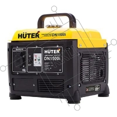 Электрогенератор бензиновый инверторный Huter DN1500i, 1.2 кВт, 73 дБ, 12.8 кг