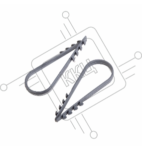 Дюбель-хомут нейлоновый PROconnect 19-25 мм, серый, упаковка 100 шт.