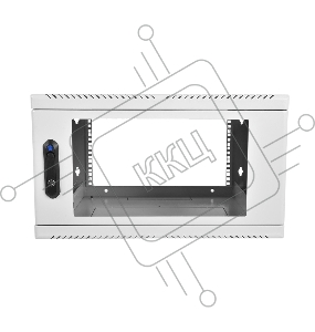 Шкаф настенный ЦМО ШРН-12.650 12U 600x650мм пер.дв.стекл несъемные бок.пан. 50кг серый