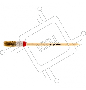 Кисть круглая № 2 (20 мм), натуральная щетина, деревянная ручка// MTX