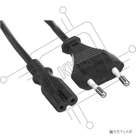 Кабель питания Exegate ES281004RUS  ноутбуков, аудио/видео ExeGate Special PCN-0,5S (CEE7/16->С7) 2*0.5, CCA, 0.5м